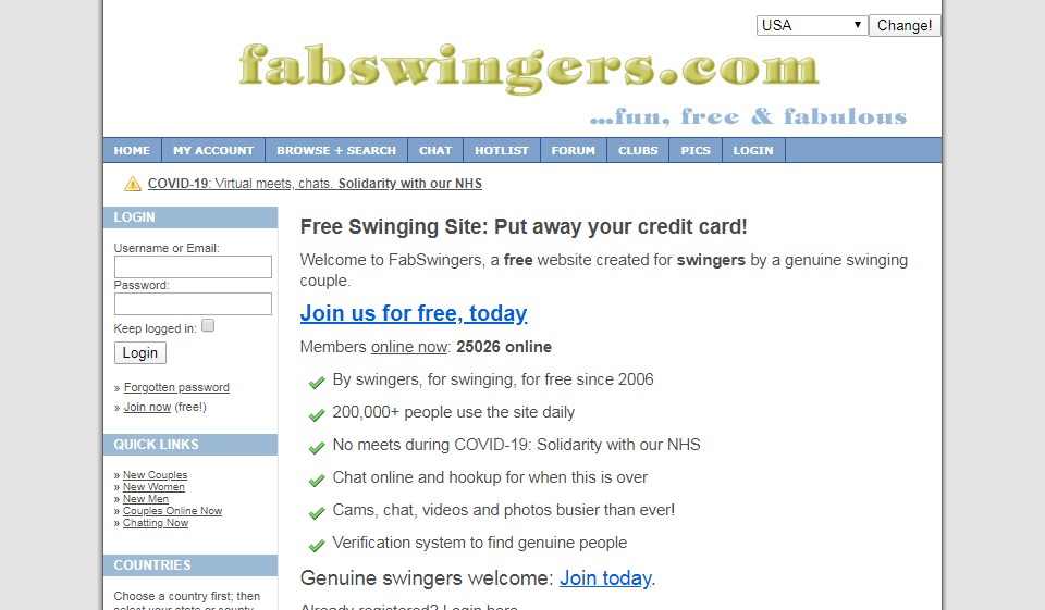 FabSwingers Recenzja 2025